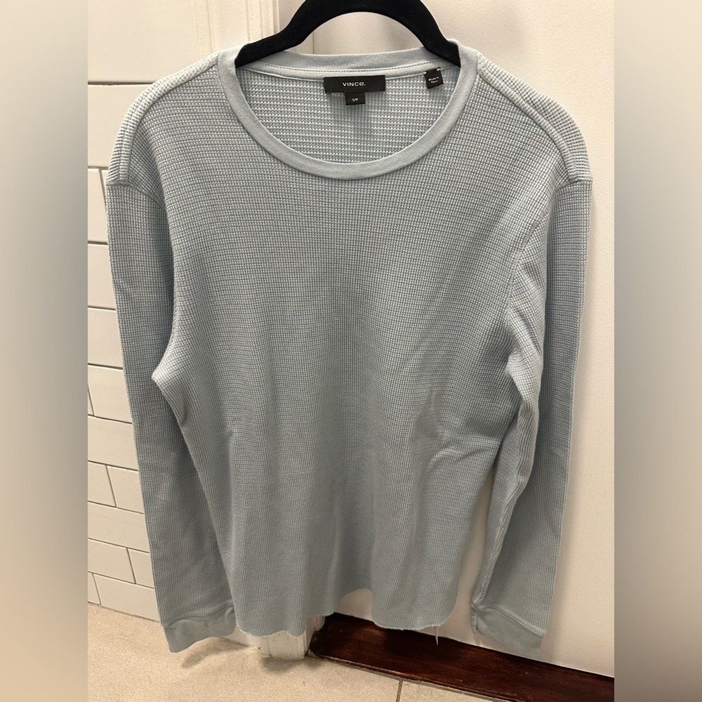 Vince Soft Blue Crew Neck Sweater